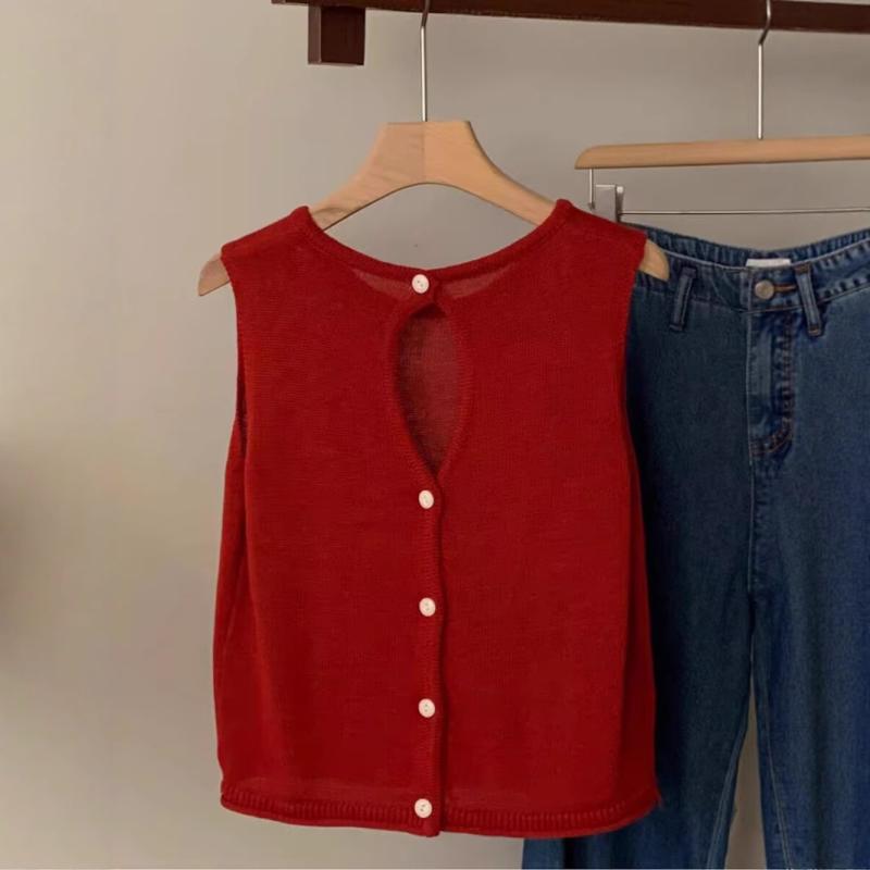 襟付き ニット レディース ニット カーディガン 体型カバー きれいめ 復古 風の 背中に 透かし彫りの ..