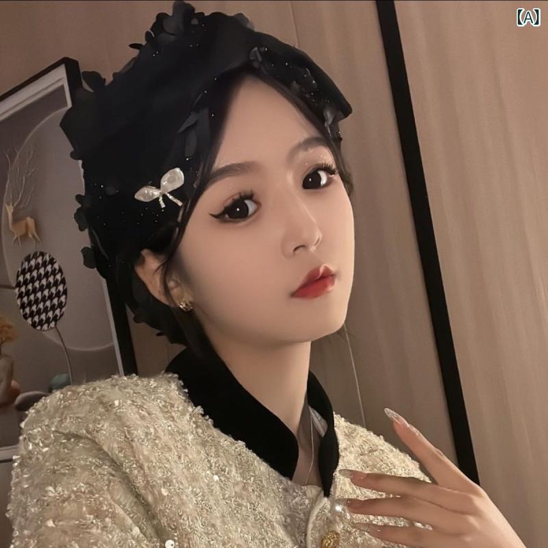 レディース 秋冬 キャスケット ウール おしゃれ 小顔 顔を 細くする ネットの 回 族 レディース 金の ..