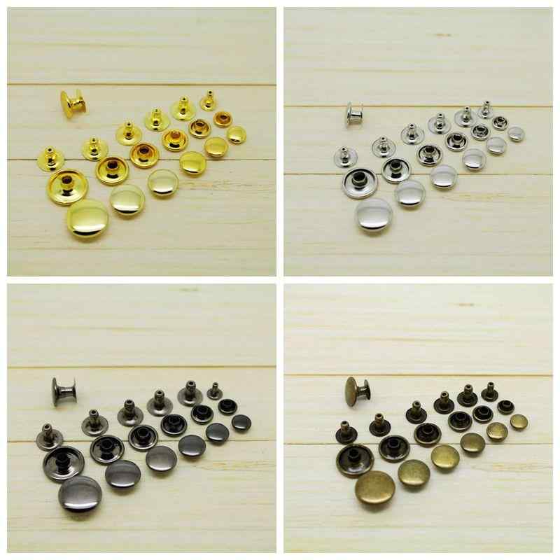 ファッション アクセサリー バンド ベルト バックル かばん ボタン 612 mm フラット スタッズ 母子 DIY ベルト 財布 靴 アクセサリー ハードウェ...