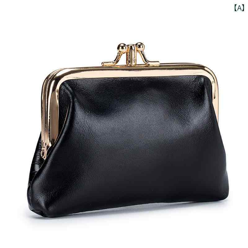 使いやすい かわいい おしゃれ ベルト コインケース ミニ財布 ショルダー レトロ 二 重層小銭入れ ミニ コンパクト ワックス レザーコイン 収納 バッグ レディース 革 ファッション コイン