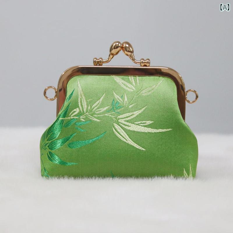 使いやすい かわいい おしゃれ ベルト コインケース ミニ財布 ショルダー 中国 レトロ お土産 錦織 り..