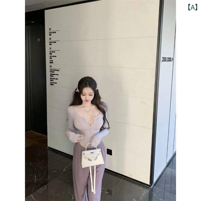 レディース ベロアトップス 長袖 200グラムの 日光の 絨毯の サトイモの 紫色の 長袖の カーディガンの..