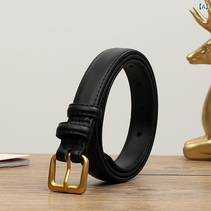定番 おしゃれ シンプル お出かけ レザーベルト レザー オシャレ 2024年新 牛革 ベルト レディース 革 シンプル マッチ ジーンズ