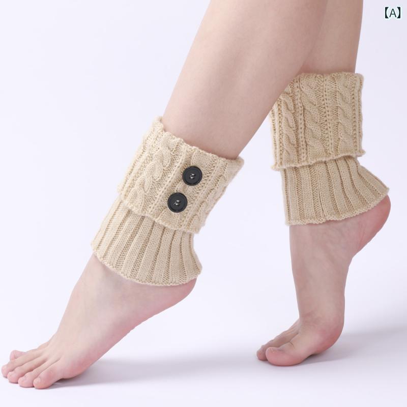 温活 冷えとり 靴下 ロング サポーター 女性用 フットカバー ウール 暖かい レッグカバー フリップアッ..
