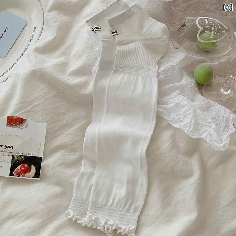 温かい 暖かい 着る岩盤浴 ソックス ワイドレッグウォーマー 靴下 夏用 薄手 ソックス バブル レース 日焼け防止 ふくらはぎ 丈 無地 レター オープニング オープントゥ パイルソックス