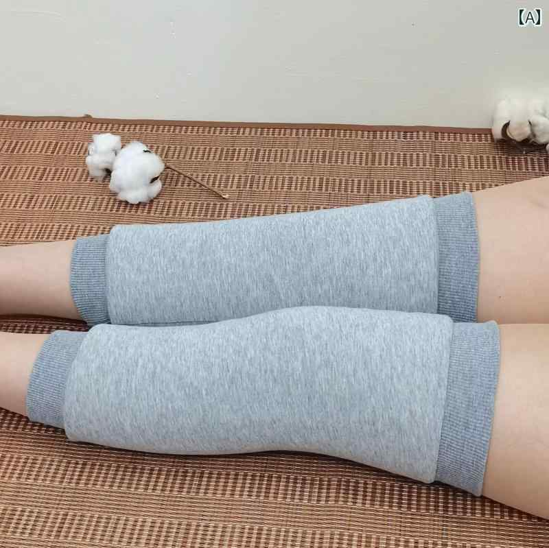 冷え性 オールシーズン用 滑り止め ソックス ワイドレッグウォーマー 靴下 綿の 膝 パッド 膝を 温める スリーブ 古風 クール 脚の 関節の 痛みを レッグ サイクリング 保護 産後 レギンス