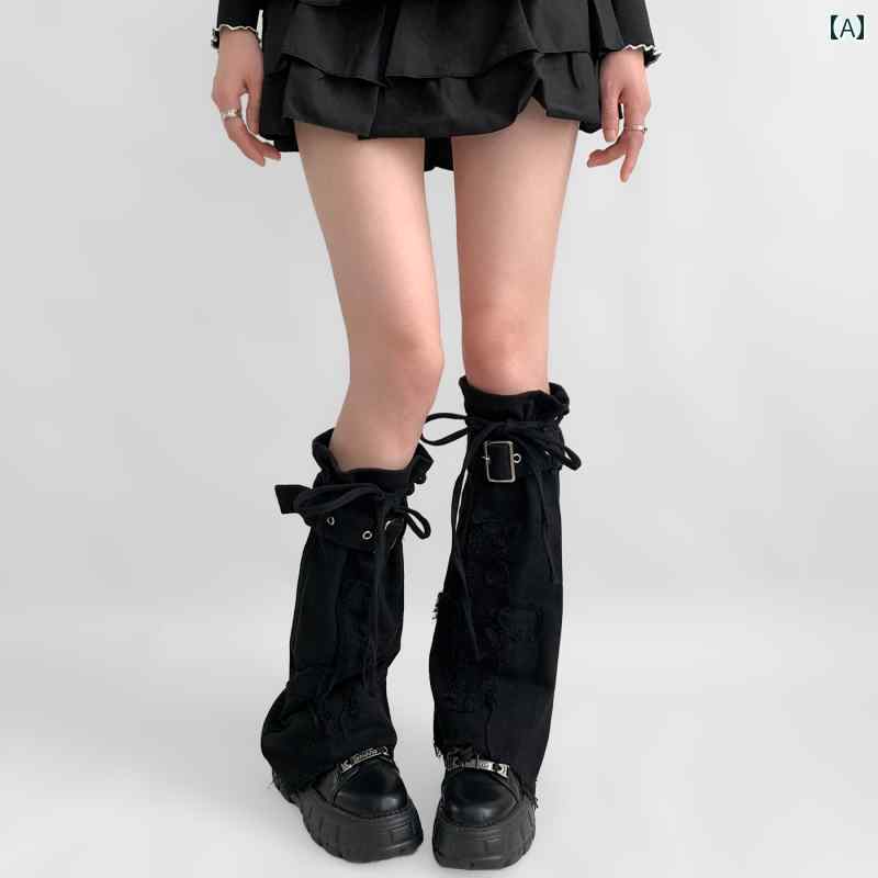 温かい 暖かい 着る岩盤浴 ソックス ワイドレッグウォーマー レディース 夜間 教室 和風 デニム レッグ..