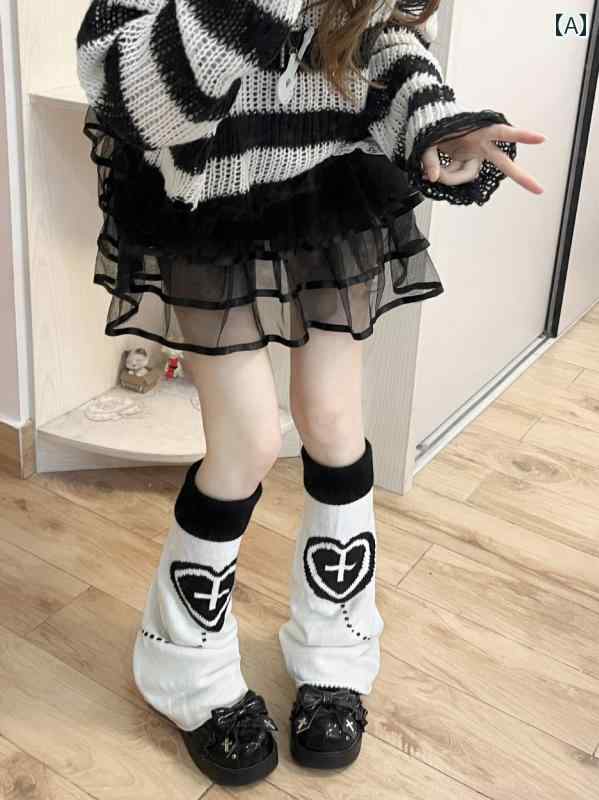 履く毛布 防寒対策 冷え取り 冷房対策 ソックス ギャル 靴下 ロリータ ワイド レッグ ソックス Y2K 系 ホット ガール サブカルチャー 春秋 JK ふくらはぎ パイルソックス フレア セット