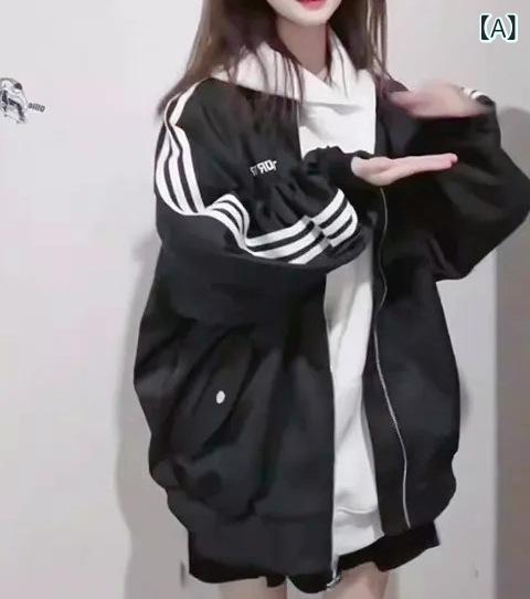 レディース ツイードジャケット 大人かわいい フェミニン 上品 アメリカ レトロ ストライプの 飛行 ジ..