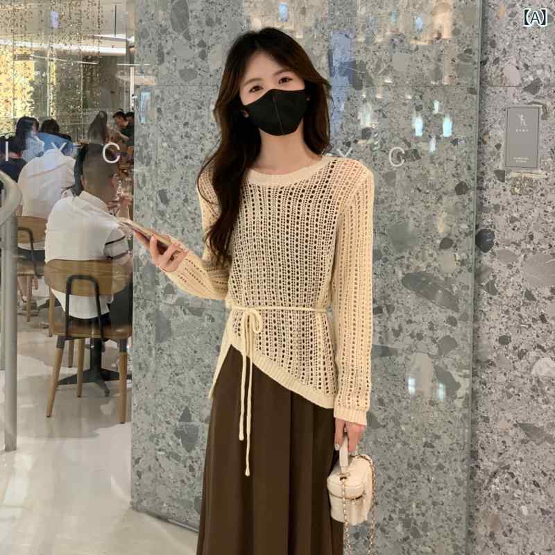 レディース アンサンブルニットトップス きれいめ 長袖 の きれいな スーツ 初春 2025 新型の 婦人服の..