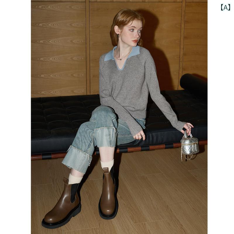 レディース アンサンブルニットトップス きれいめ 長袖 クーンの 女性用 長袖 ニット セーター 2025秋 ..