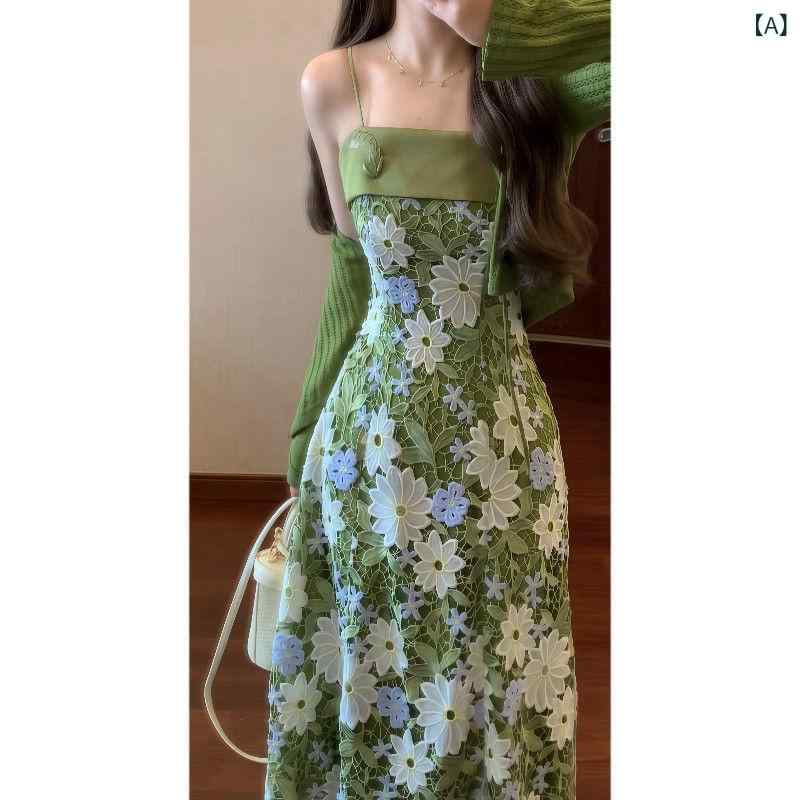 レディース アンサンブルニットトップス きれいめ 長袖 フランス 式 キキョウ 観光 リゾート 風は 軽薄..