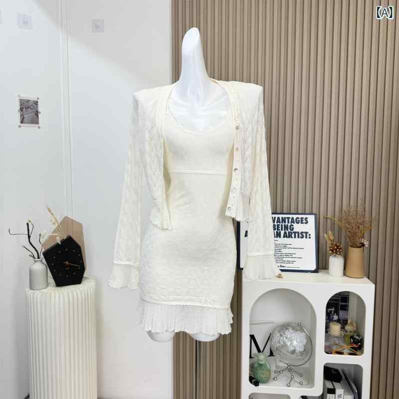 レディース アンサンブルニットトップス きれいめ 長袖 十二 少女 liiは きれいな 服を 買って 季節を ..