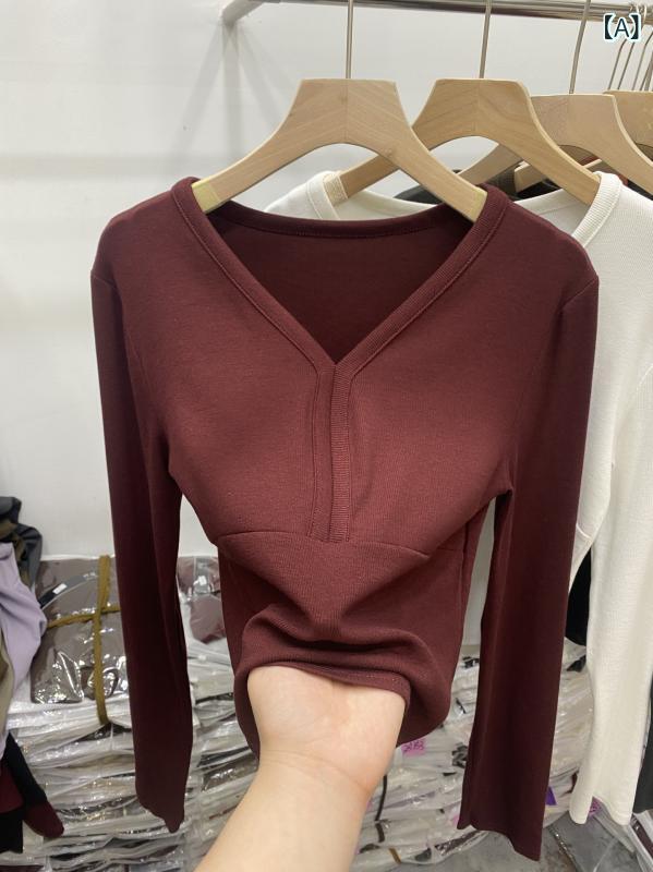 レディース ベスト ジレ 重ね着風 ドッキング 襟付き トップス ロングシャツ 2025年 初秋 Vネック ショ..