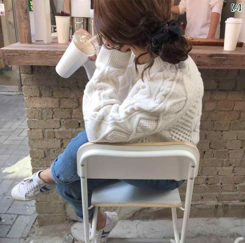 ロング カーディガン 厚手 ざっくり