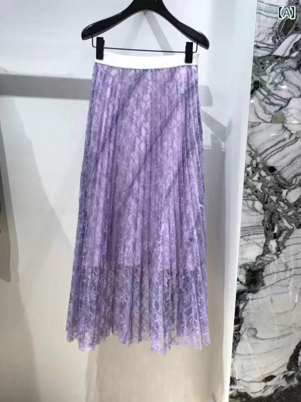 レディース レーススカート きれいめ ロング丈 シンプル レディース レーススカート きれいめ ロング丈..