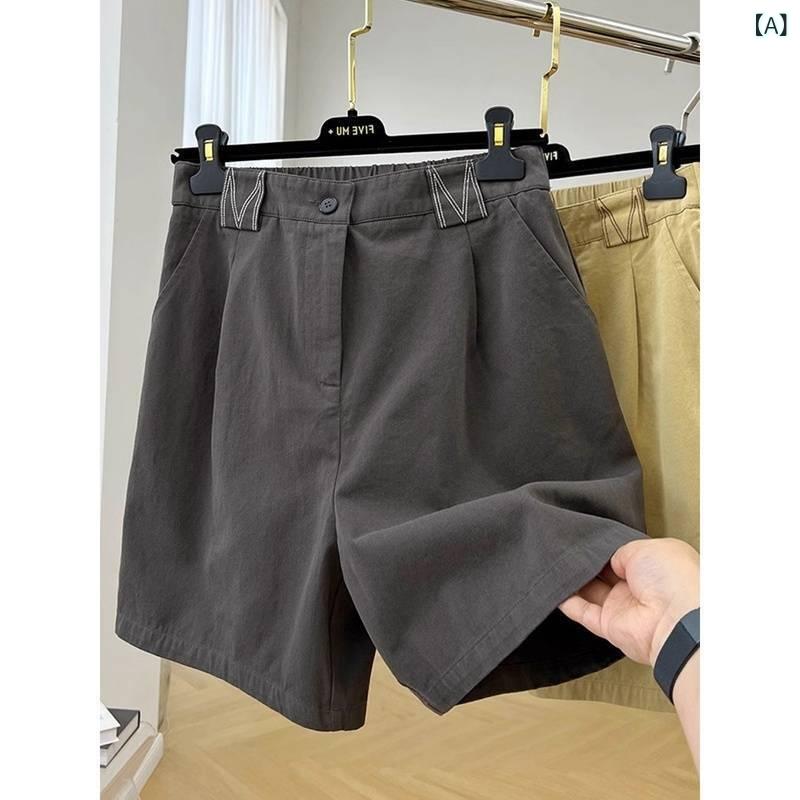 レディース サロペット キレイめ カジュアル レディース サロペット キレイめ カジュアル 特大 サイズ 150 kg 薄型 ハイウエスト レトロ カジュアル カーゴ ショーツ レディース 夏 スタイル ワイド レッグ ホット パンツ 2