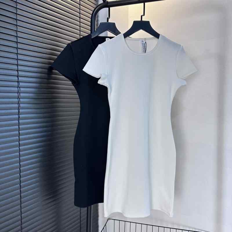 レディース ニットタイトスカート シンプル カジュアル 無地 ニット スリム ドレス レディース 夏の スリム ヒップ スカート スレッド タイト ヨガ スカート