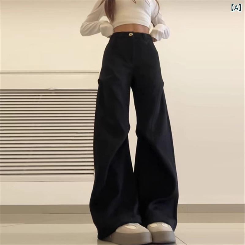 レディース サロペット キレイめ カジュアル レディース サロペット キレイめ カジュアル アメリカン プリーツ ブラック ワークウェア スーツ パンツ レディースパンツ ストレート カジュアル ワイド レッグ パンツ 春夏