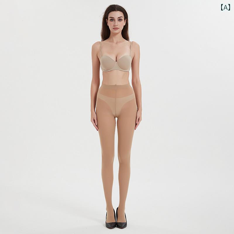 フェイクタイツ 発熱 静電気防止 ストッキング見えタイツ 縦 耳 ウサギ 柄の 用 パン スト 高 密度 20 D 滑らかで 薄手 透け 感の ある ガーゼ 織り ウエスト 魅惑的 パン スト