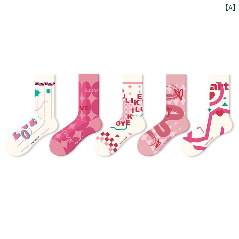 靴下 レディース 夏 薄手 ミドルソックス かわいい 日系 学生 通学用 ロング丈 普...