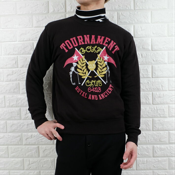 a45 スカルスエット ゴルフウェア ゴルフウェア S M L 2L 3L 4L 5L BALANCEDESIGN メンズ ゴルフウェア トレーナー メンズ 大きいサイズ ストレッチ ドライ ロゴ スウェット BIGサイズ golf お洒落 春 秋 冬 ゴルフ ウェア コーディネート BALANCEDESIGN