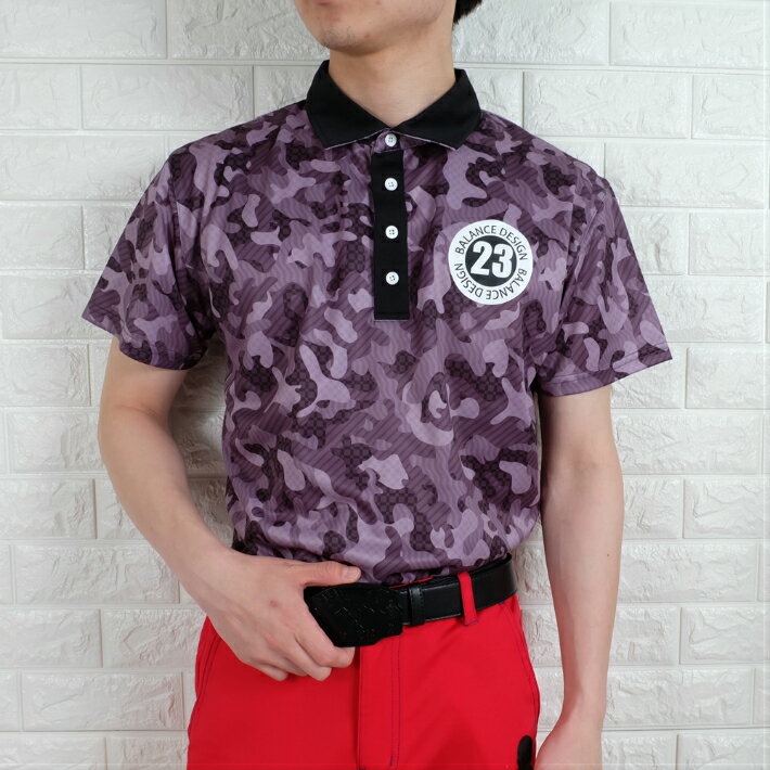 迷彩スカルポロシャツ/M-5Lスカル 人気 メ...の紹介画像2