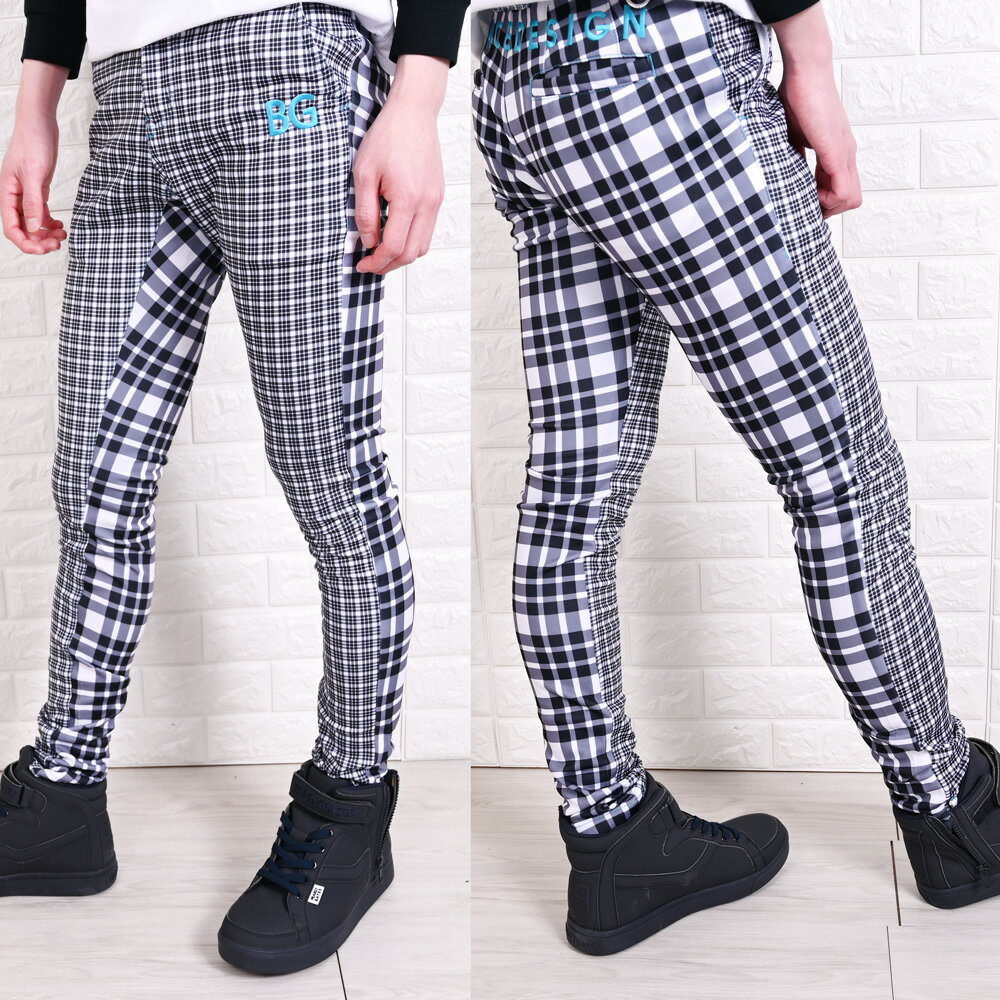 切り返しチェック柄スーパースキニーパンツ w30 w32 w34 w36 w38 w40 w42 w44 ゴルフウェア メンズ パンツ 春 秋 冬 ゴルフ ウェア コーディネート メンズ おしゃれ ゴルフパンツ ロングパンツ 大きいサイズ BIGサイズ 大きいズボン ズボン 伸縮性抜群 ストレッチ素材