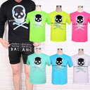 a47 速乾BIG迷彩スカル/軽量/とにかく軽いサラサラTシャツ//S~5L//伸縮【夏新作】【メンズ】【ゴルフウェア】大きいサイズ/golf/限定/お洒落/