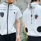 a34 空調シャツ ファン付き スカルGOLF M〜4L 扇風機【夏新作 冷却服 ゴルフウェア 大きいサイズ golf 熱中症対策お洒落 井戸木鴻樹プロ