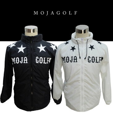 ★MOJAGOLF★ZIPブルゾン秋冬春ゴルフウェア☆軽量M〜3L/レインウェア【メンズ】【ゴルフウェア】大きいサイズgolf/限定/お洒落/