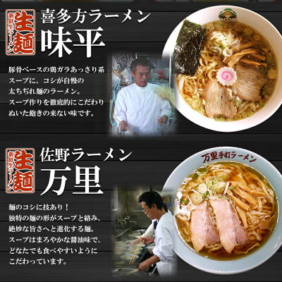 自然派ストアSakura ご当地 有名店ラーメン 食べ比べセット 3店舗12食セット 万里 味平 一文字 画像2