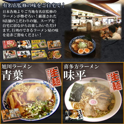 自然派ストアSakura 日本全国 有名店 ラーメン 詰め合わせセット 8箱16食 ご当地 食べ比べ 味平 来来亭 桑名 青葉 一文字 山小屋 支那そばや しらかわ お歳暮 お年賀 プレゼント 贈り物 常温保存 画像2