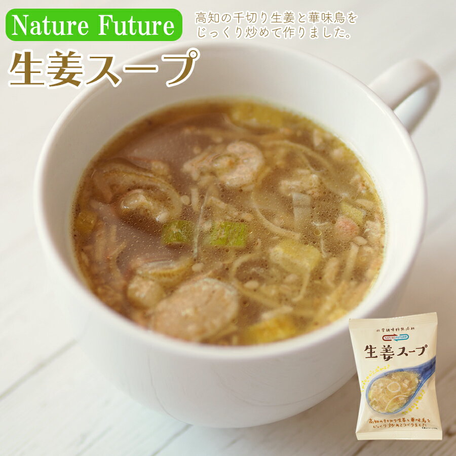 NF 生姜スープ フリーズドライ スープ 化学調味料無添加 コスモス食品 インスタント 即席 非常食 保存食