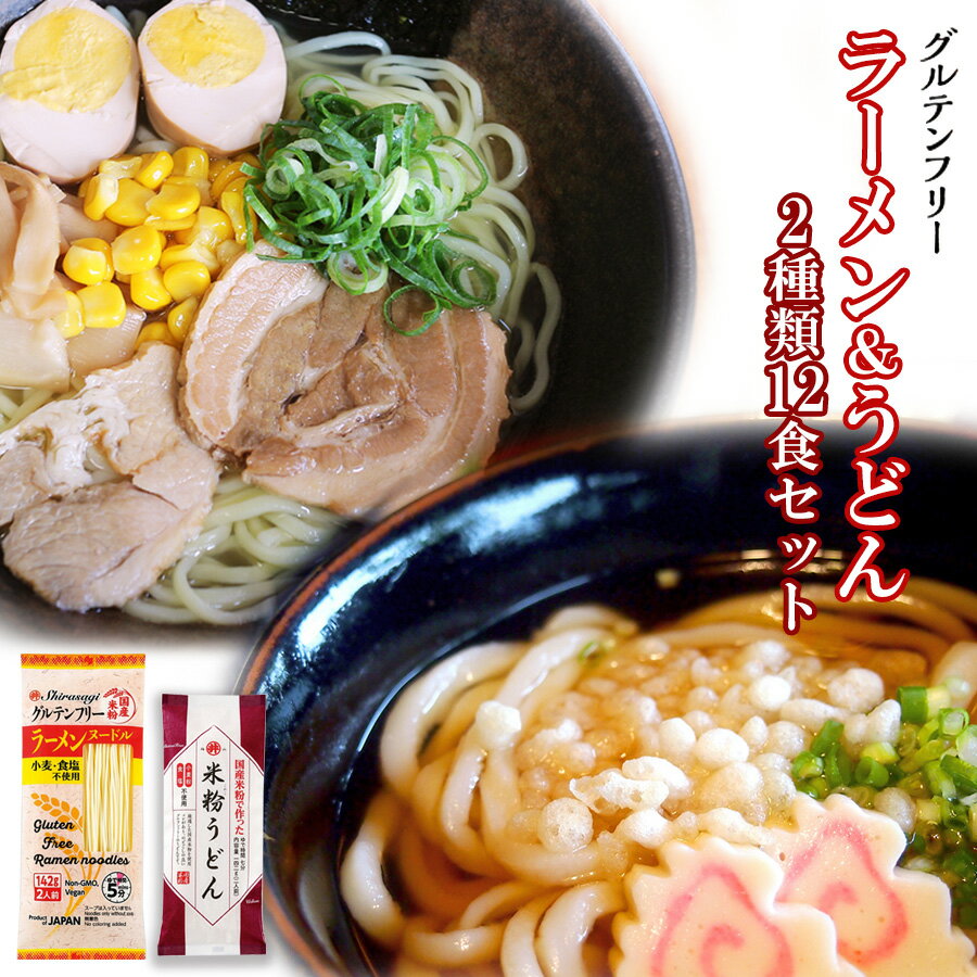 東亜食品 グルテンフリー 国産 米粉麺 2種12食セット ベジタリアン ヴィーガン 海外土産 アレンジ料理