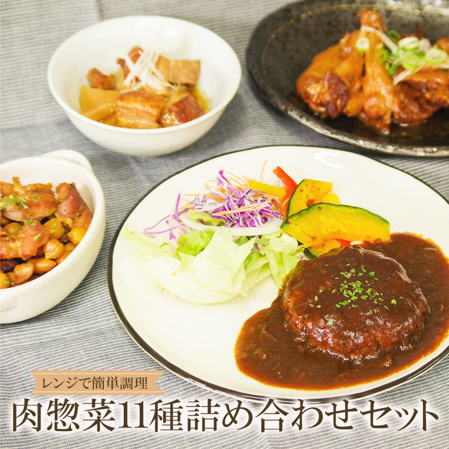 レトルト食品 お惣菜 肉のおかず詰め合わせ11種セット 洋食 丼 煮込み料理 常温保存 キャンプ飯 レンジ調理 一人暮らし ギフト 母の日 父の日 お中元 敬老の日