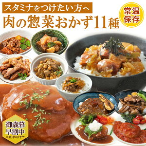 レトルト食品 惣菜 肉のおかず 詰め合わせ11種セット 洋食 丼 煮込み料理 常温保存 キャンプ飯 レンジ調理 一人暮らし ギフト ハンバーグ 麻婆 ルーロー飯 お歳暮 お年賀 福袋 グルメ お取り寄せ 温める 湯煎 送料 無料 デリカ キャンプ飯 早割