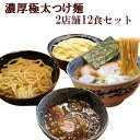 中華蕎麦 とみ田 ラーメン ご当地 つけ麺 濃厚極太 2種類12食セット 詰め合わせ 食べ比べ 千葉 とみ田 埼玉 頑者 名店 ラーメン お中元 お歳暮 生麺 お歳暮 ギフト ラーメンセット 常温保存 本格