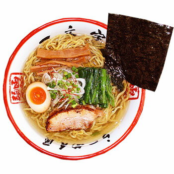 函館ラーメン「一文字」（ウェーブ細麺、塩スープ）1箱4食入り[超人気店ラーメン] これぞ！塩ラーメン。