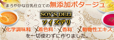 ソイズデリ 豆乳で仕上げた北海道産コーンのポタージュスープx6箱 北海大和の無添加インスタントスープ 化学調味料無添加 食品 即席 ギフト プレゼント【あす楽対応】