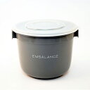 EMBALANCE FOOD CONTAINER 6L（エンバランスフードコンテナ― 6L）（旧商品名：エンバランス鮮度保持容器 丸型6L）EM