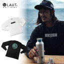 LAUT BALI SURF 春 ロンT メンズ ブラック/ホワイト S/M/L バックプリント ストリート サーフィン バリ島 ハワイアン 西海岸 サーフ系 ラウトバリサーフ