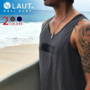 LAUT BALI SURF タンクトップ メンズ グレー/ネイビー S/M/L ノースリーブ かっこいい おしゃれ ビーチスタイル 南国 西海岸 ハワイアン サーフィン サーフ系