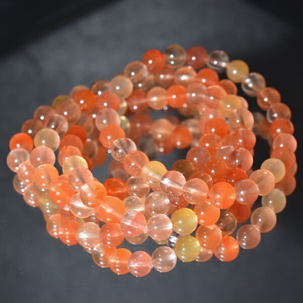 楽天エスニックファッションバリブランミックスルチルクォーツ 7ミリ 内周約15センチ ブレスレット 健康 長寿 ルチルクォーツ 金運 開運グッズ 天然石 パワーストーン お守り