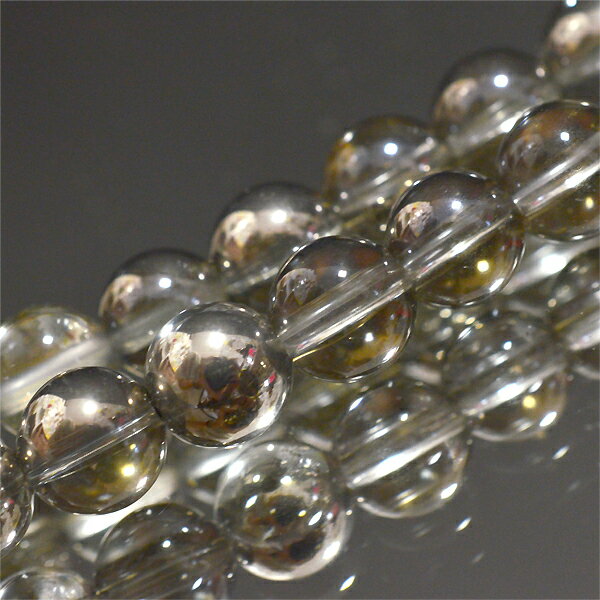シルバーオーラ 8ミリ ばら売り 天然石 パワーストーン ハンドメイド 水晶 クォーツ