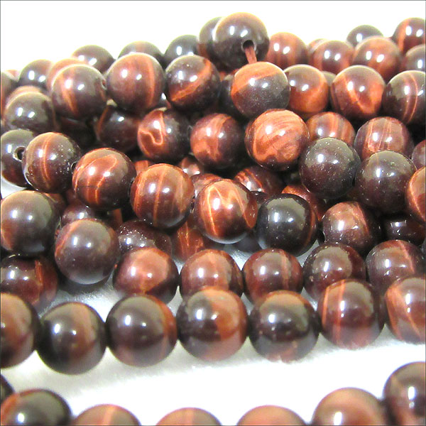 レッドタイガーアイ18ミリ1粒売り(2A) バラ売り タイガーアイ 虎目 天然石 パワーストーン 仕事運 金運 ハンドメイド 手作り