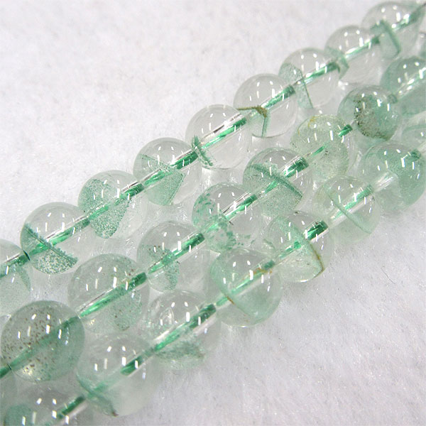 【メール便対応】グリーンファントム7ミリ1粒売り ファントム グリーンファントム 事業運 仕事運 金運 天然石 パワーストーン