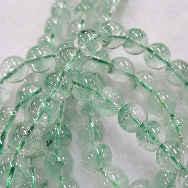 【メール便対応】グリーンファントム7ミリ1粒売り ファントム グリーンファントム 事業運 仕事運 金運 天然石 パワーストーン