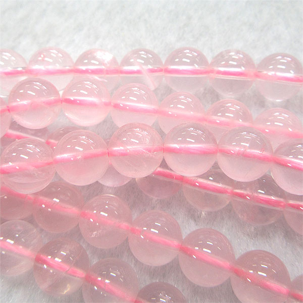 【メール便対応】スターローズクォーツ8ミリ(2A)1粒売り ローズクォーツ スターローズクォーツ 恋愛成就 天然石 パワーストーン