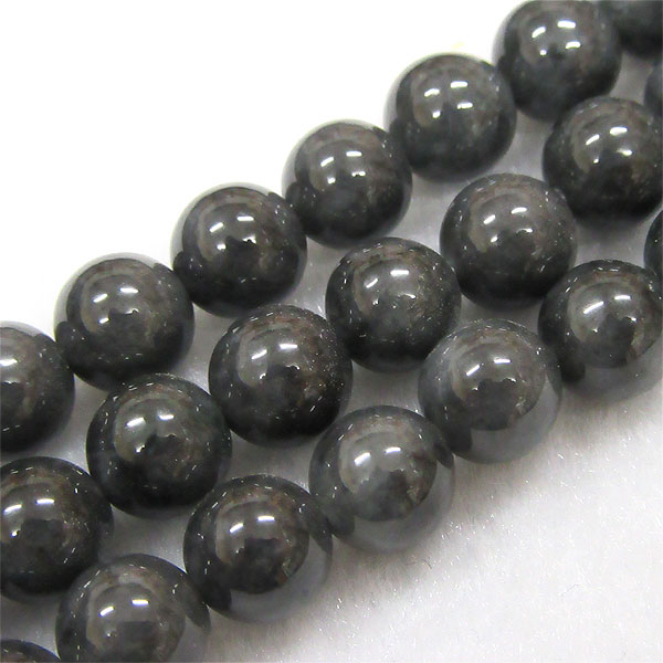 【メール便対応】黒ヒスイ8ミリ(3A)1粒 ヒスイ 翡翠 天然石 パワーストーン 粒売り バラ売り アクセサ..